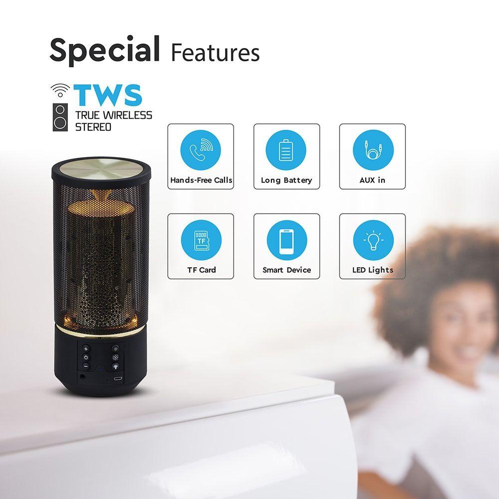 VT-6211PORTABLE BLUETOOTH SPEAKER TWS - 1200mahBATTERY