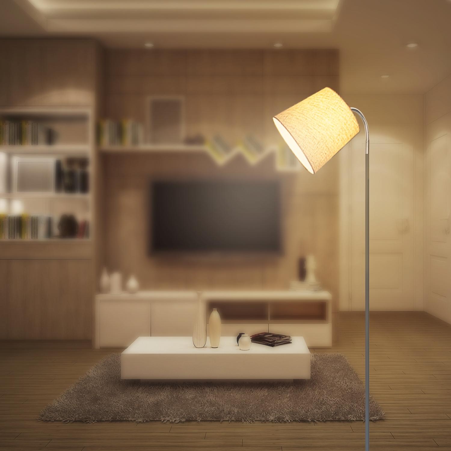 Wooden Floor Lamp (Without Light Source) E14