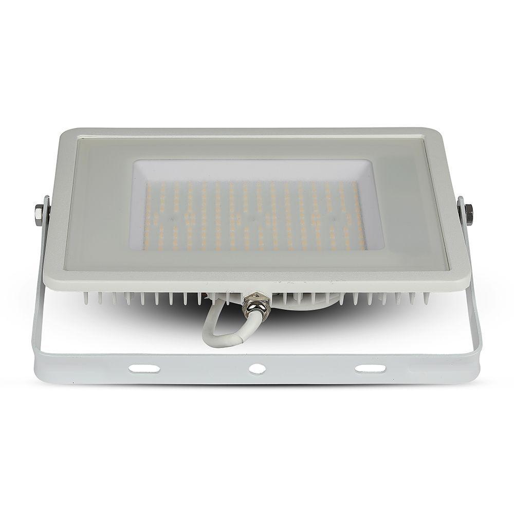 VT-106 100W SMD FLOODLIGHT SAMSUNG CHIP 4000K WHITE BODY WHITE GLASS