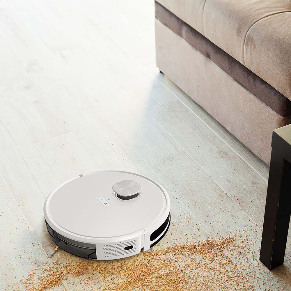 Automatyczny odkurzacz GYRO ROBOTIC LASER VACUUM, Wtyczka EU, Kompatybilna z Amazon Alexa i Google Home, Biały, VTAC, SKU 7750