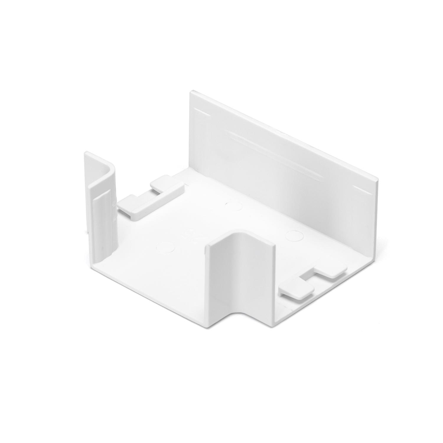 PVC Square Trunking Tee Bend White 40*25mm 4pcs