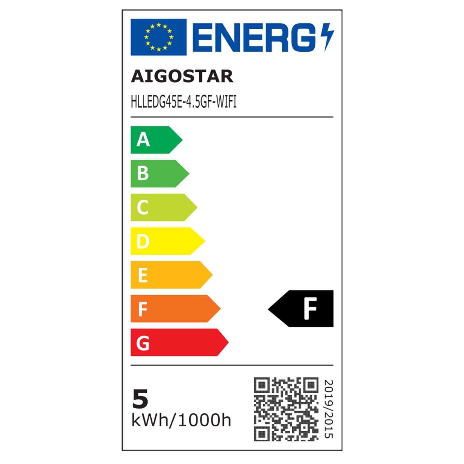 Inteligentna żarówka WB G45 E27 Wi-Fi (Bursztynowa)