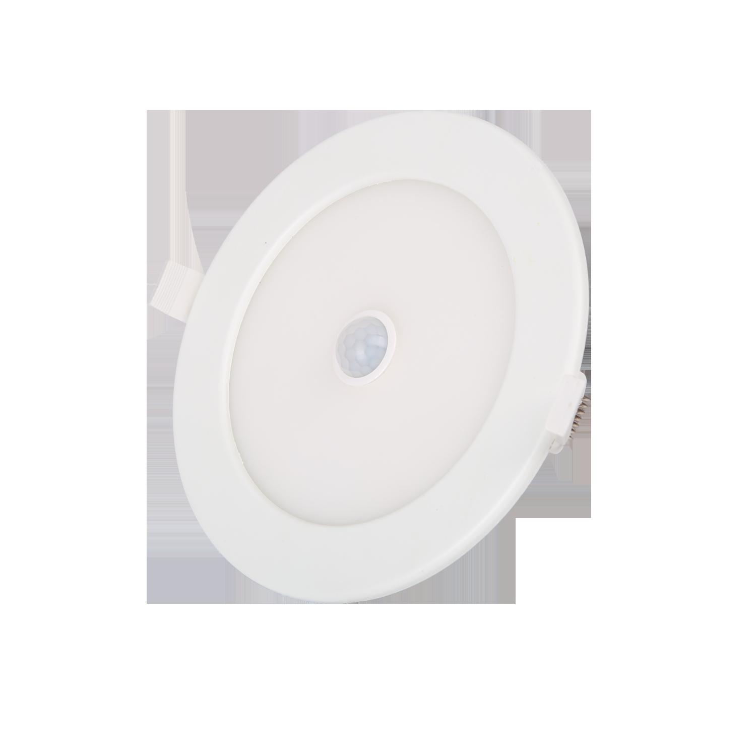 E6 LED  Flush-mounted Round Downlight with Sensor 12W Yellow Light