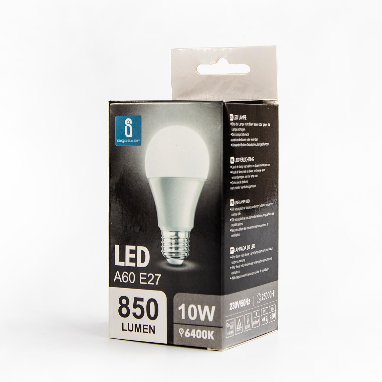 LED E27 A60 10W