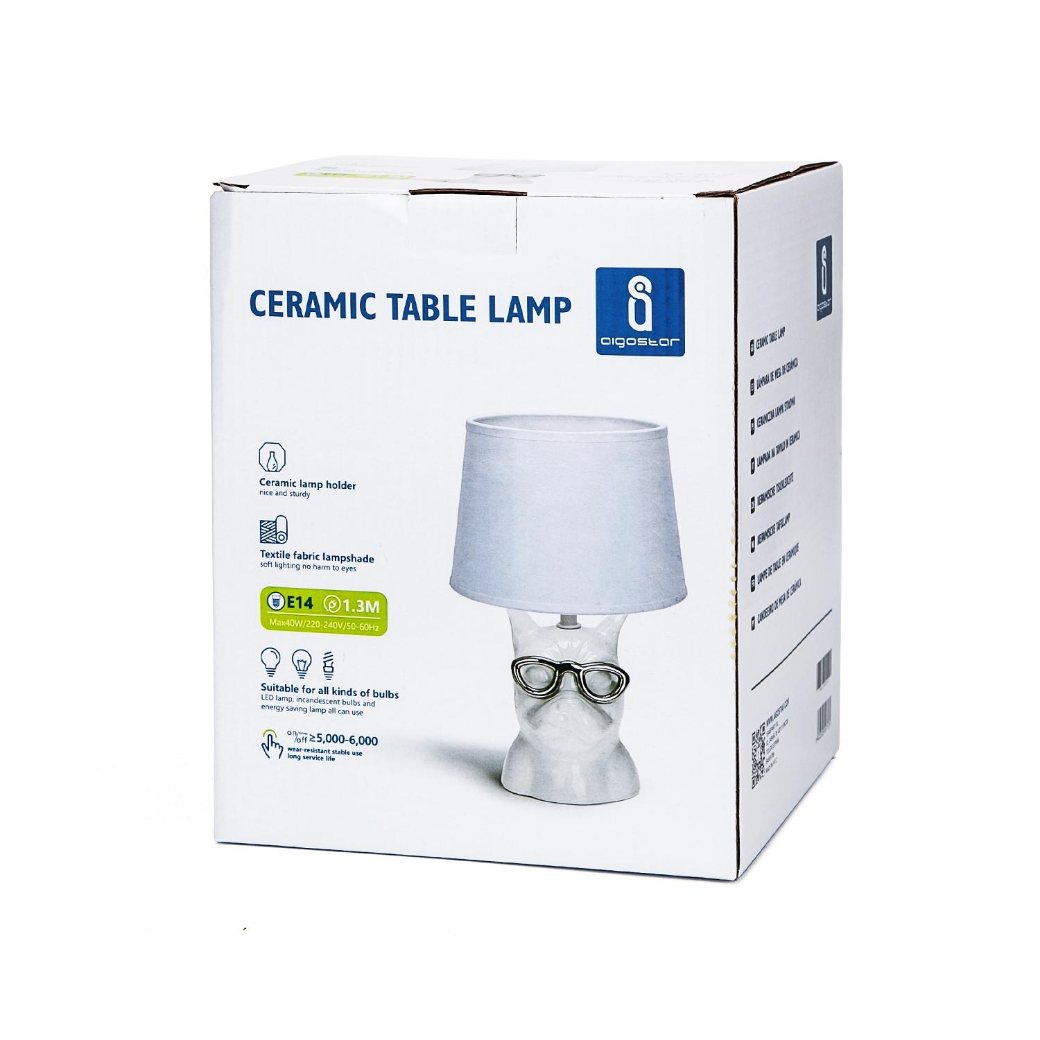 Ceramic Table Lamp (Without Light Source) E14