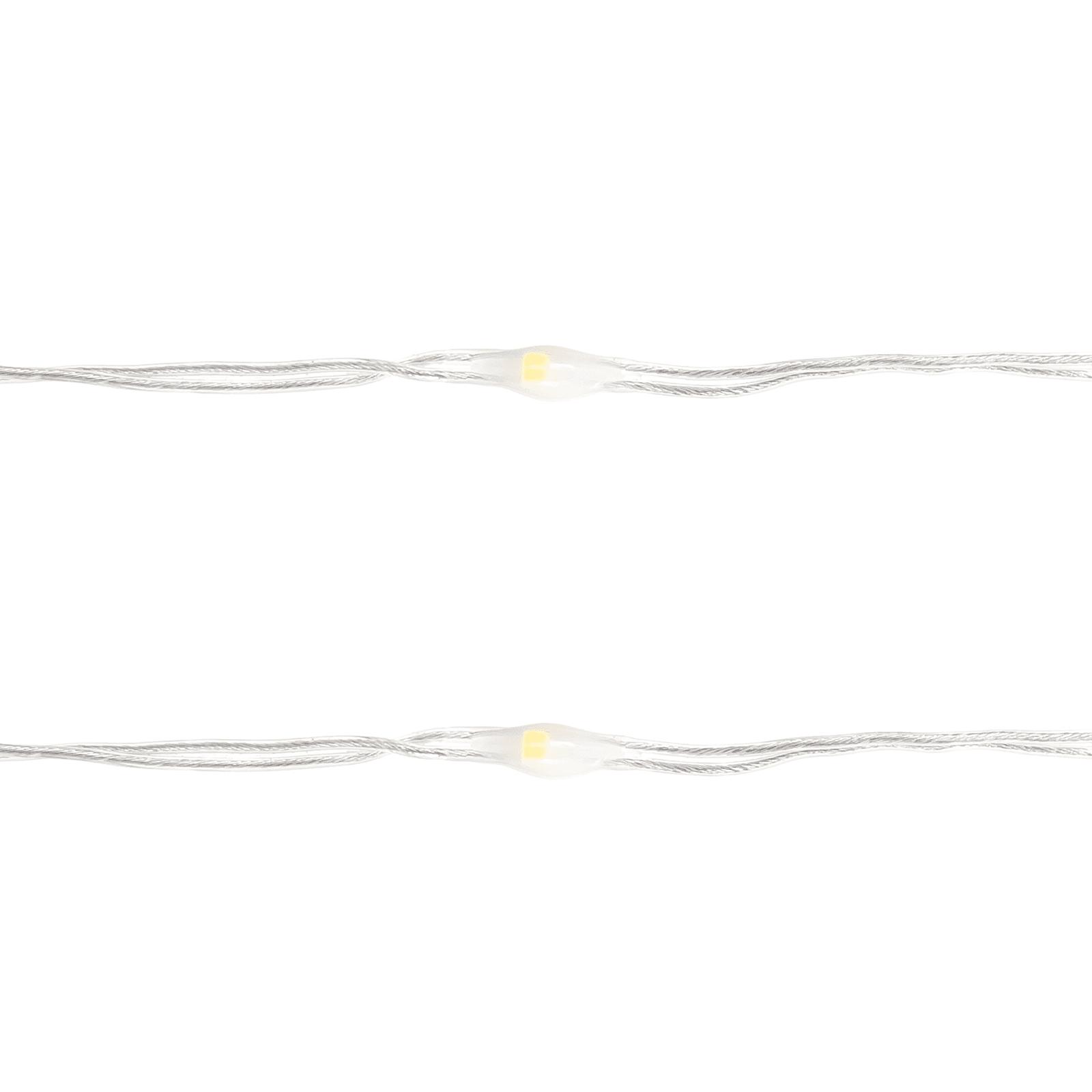 3AA battery string lights (PVC & copper), warm white, 3m