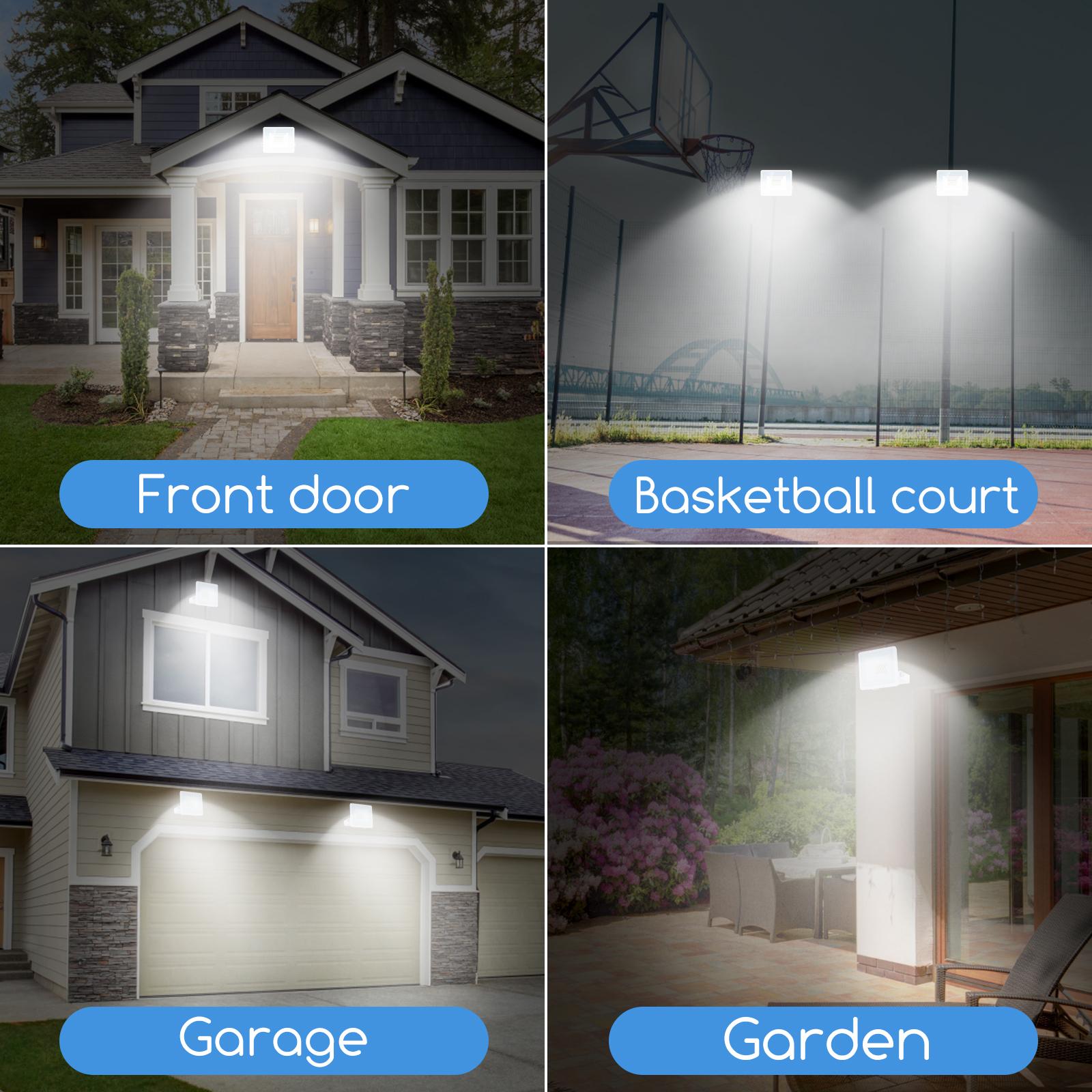 LED Slim Floodlight White 10W (Die-casting)