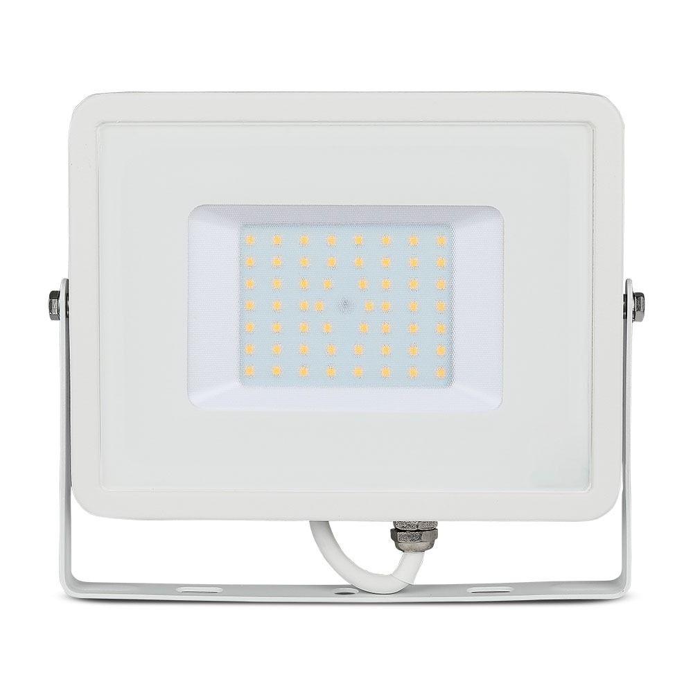 50W Naświetlacz LED SMD, Chip SAMSUNG, Barwa:4000K, Obudowa: Biała, VTAC, SKU 410