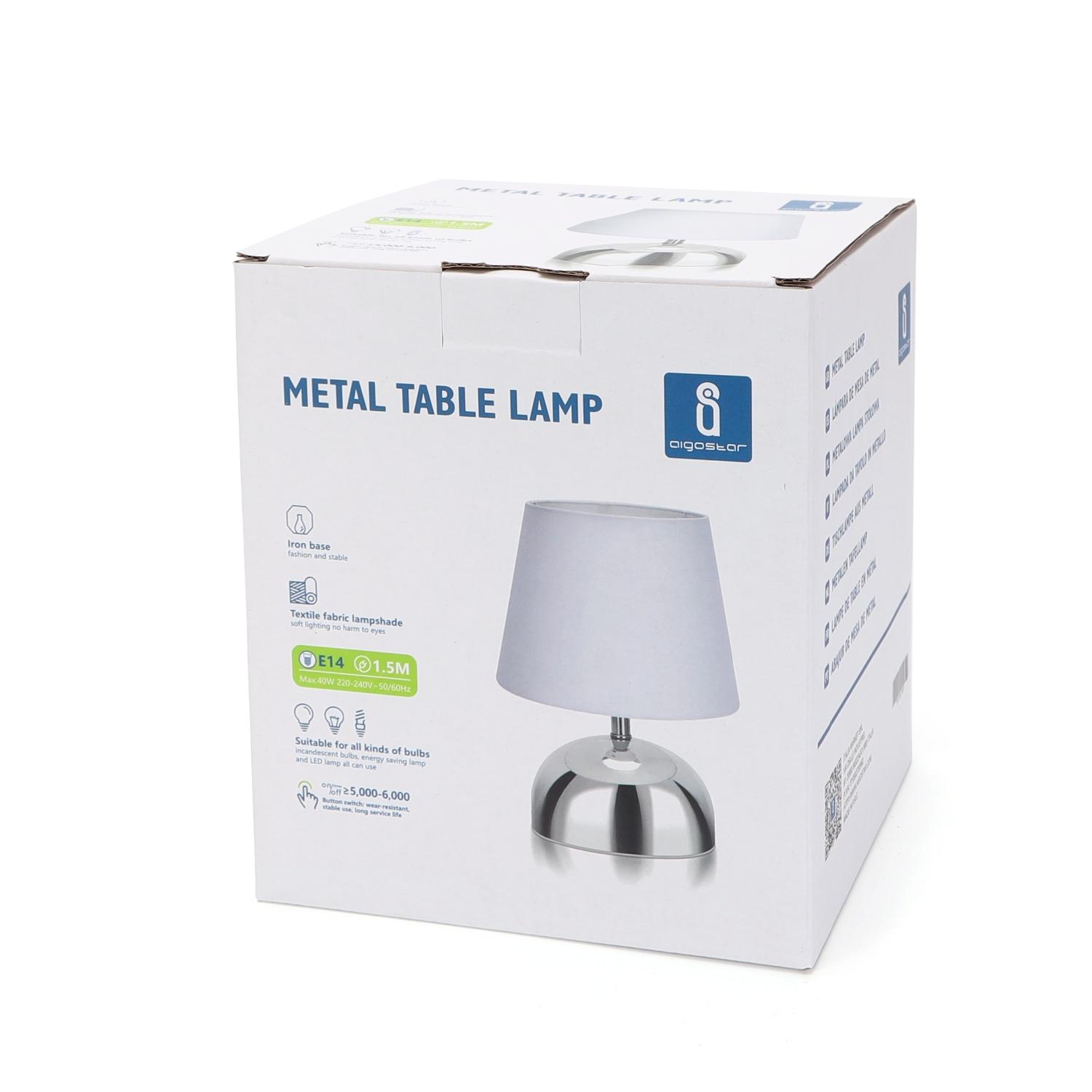 Metal Table Lamp (Without Light Source) E14