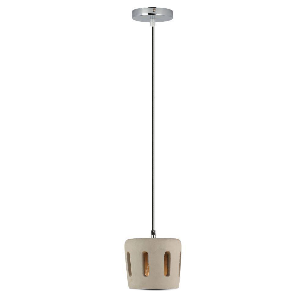 VT-7202 E27 CONCRETE+LAMPSHADE PENDANT LIGHT D:200