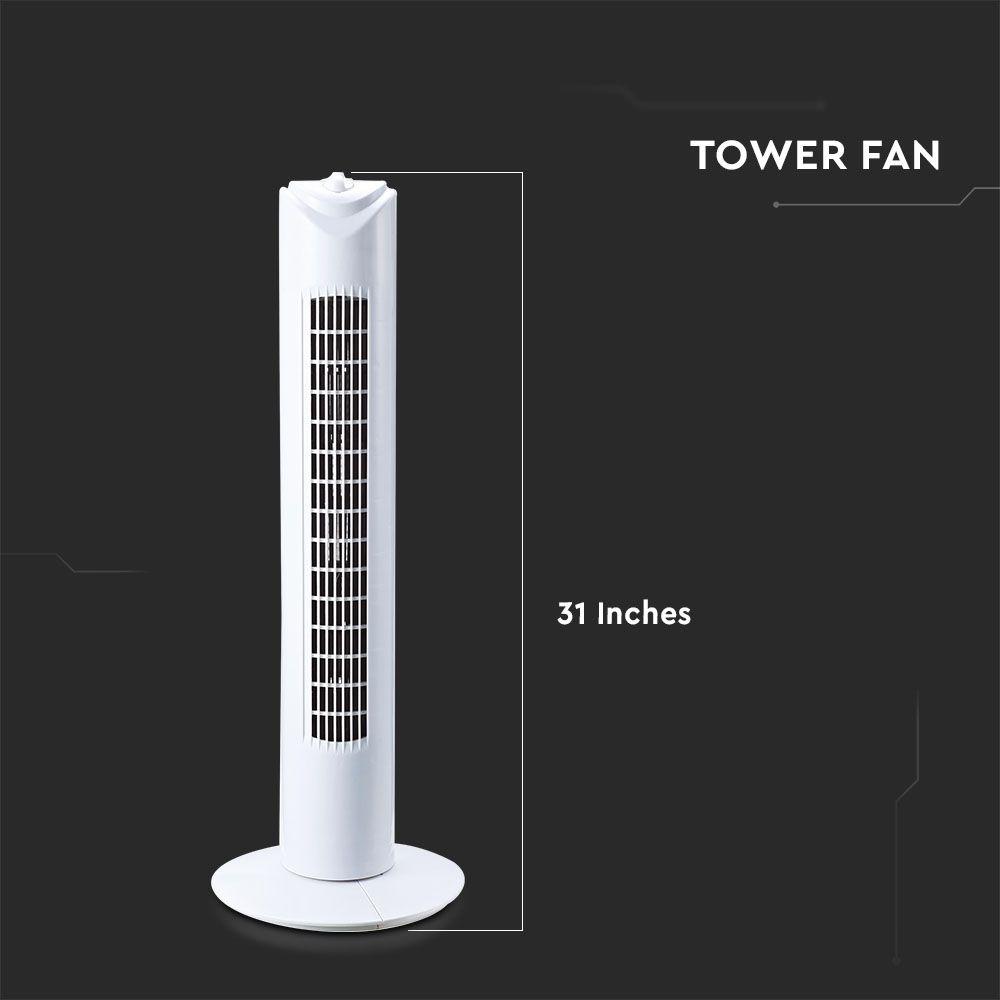 VT-4538 45W TOWER FAN WITH OSCILLATION & TIMER FUNCTION(31INCH)