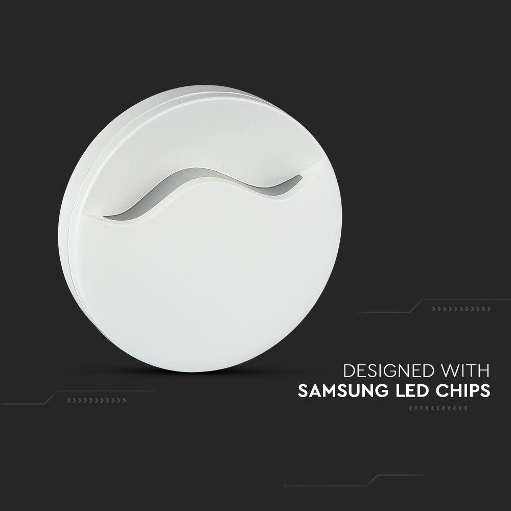 VT-83 0.45W LED NIGHT LIGHT(EU PLUG) SAMSUNG CHIP 3000K ROUND