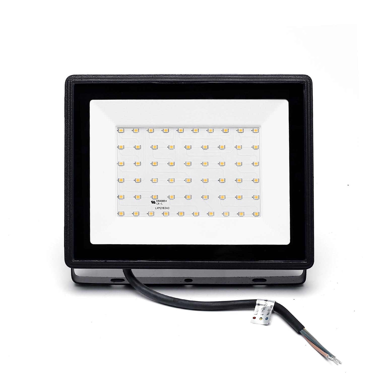 LED Slim Floodlight Black 50W (Die-casting)