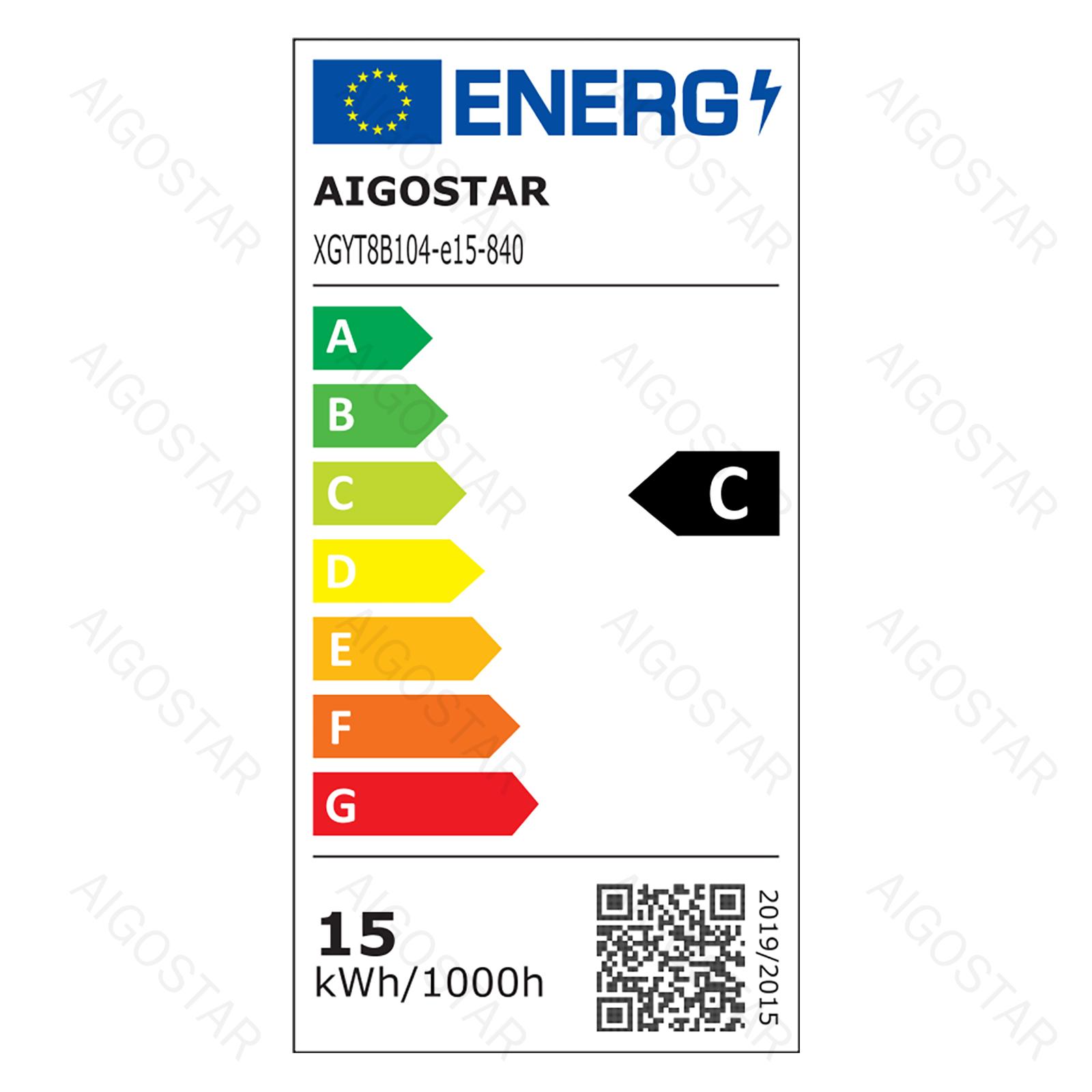 LED T8 15W 1.2M 4000K GLASS 165lm/W