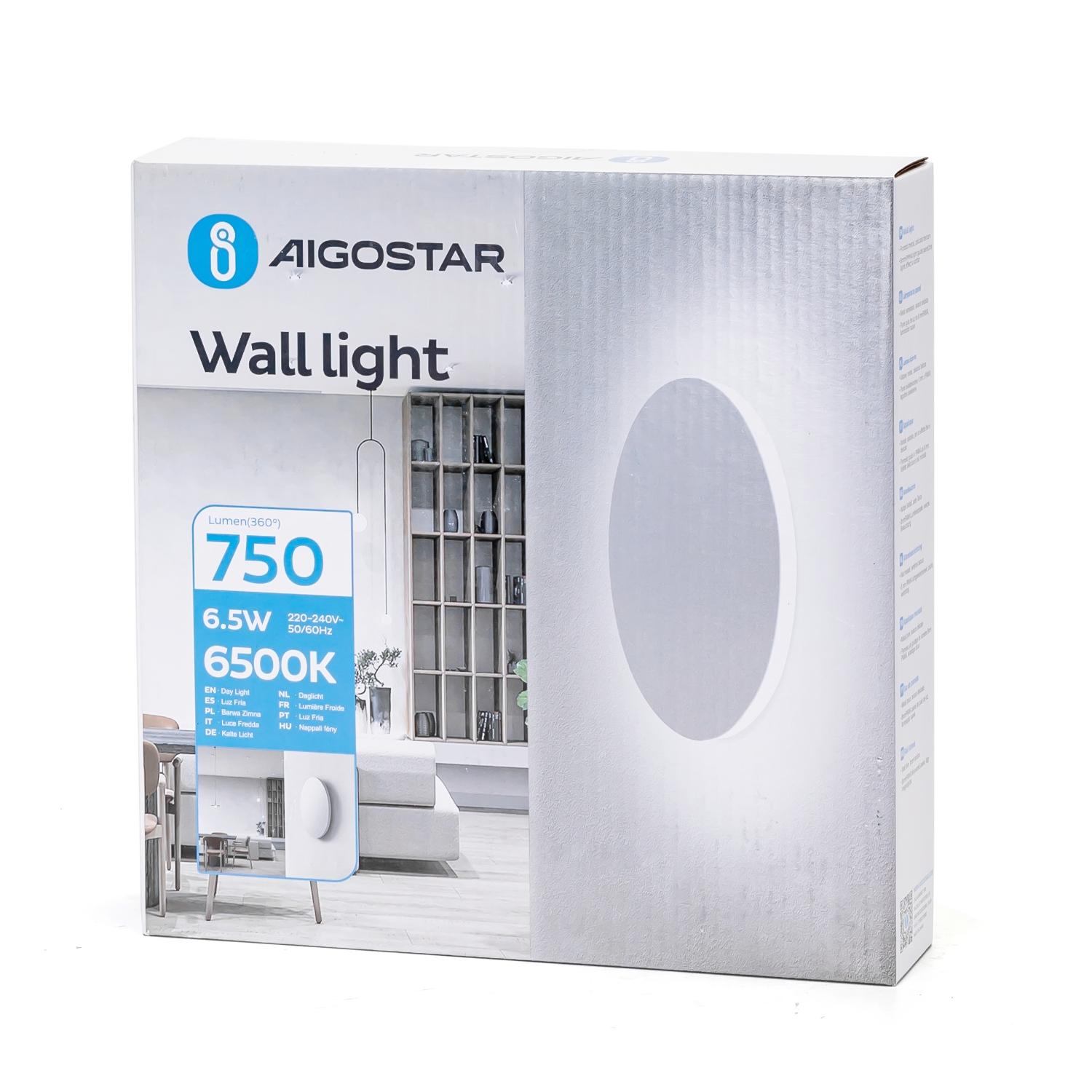 LED Metal Wall Light White 6.5W