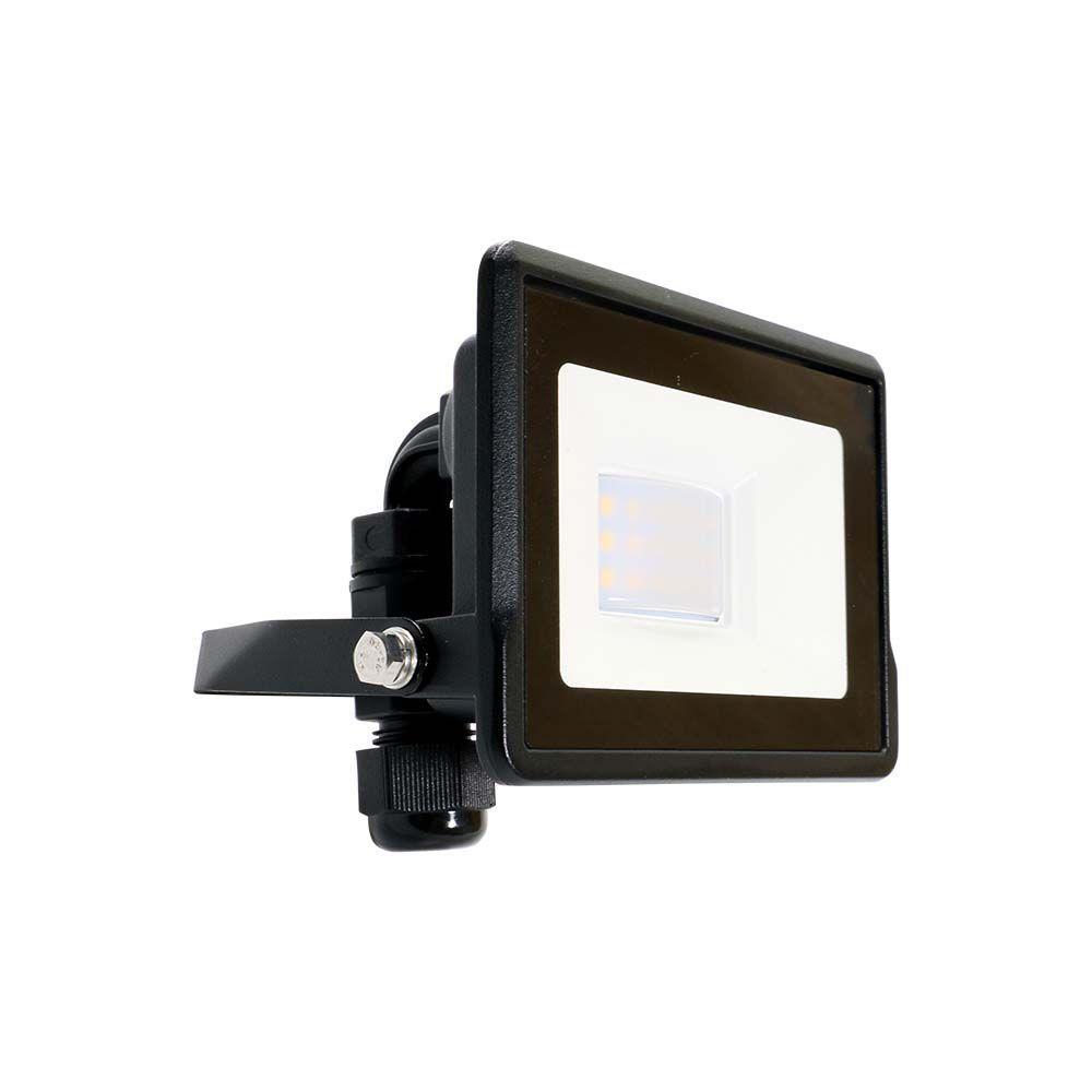 VT-118 10W LED FLOODLIGHT SAMSUNG CHIP DIRECT CONNECTION 3000K BLACK BODY