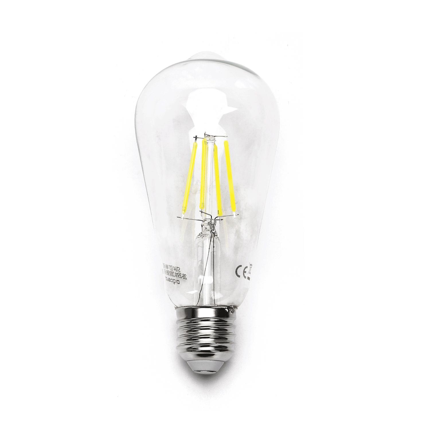 Żarówka LED Filament (Przezroczysta) ST64 E27 10W