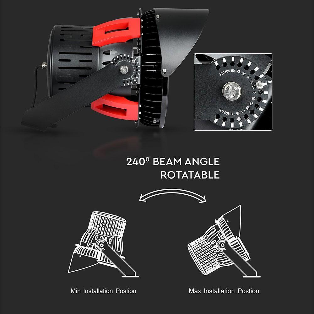 VT-500D 500W LED SPORTS LIGHT(MEANWELL) SAMSUNG CHIP 5000K DIMMABLE 45'D (135LM/W)