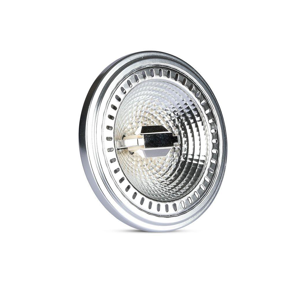 12W AR111 LED SPOTLIGHT, Barwa:3000K, Trzonek:GU10, Ściemniana, VTAC, SKU 7234