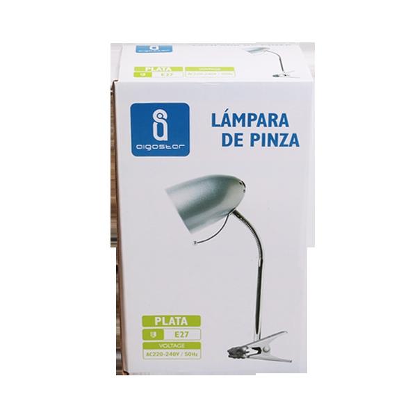 Clip Table Lamp (Without Light Source ) Silver E27