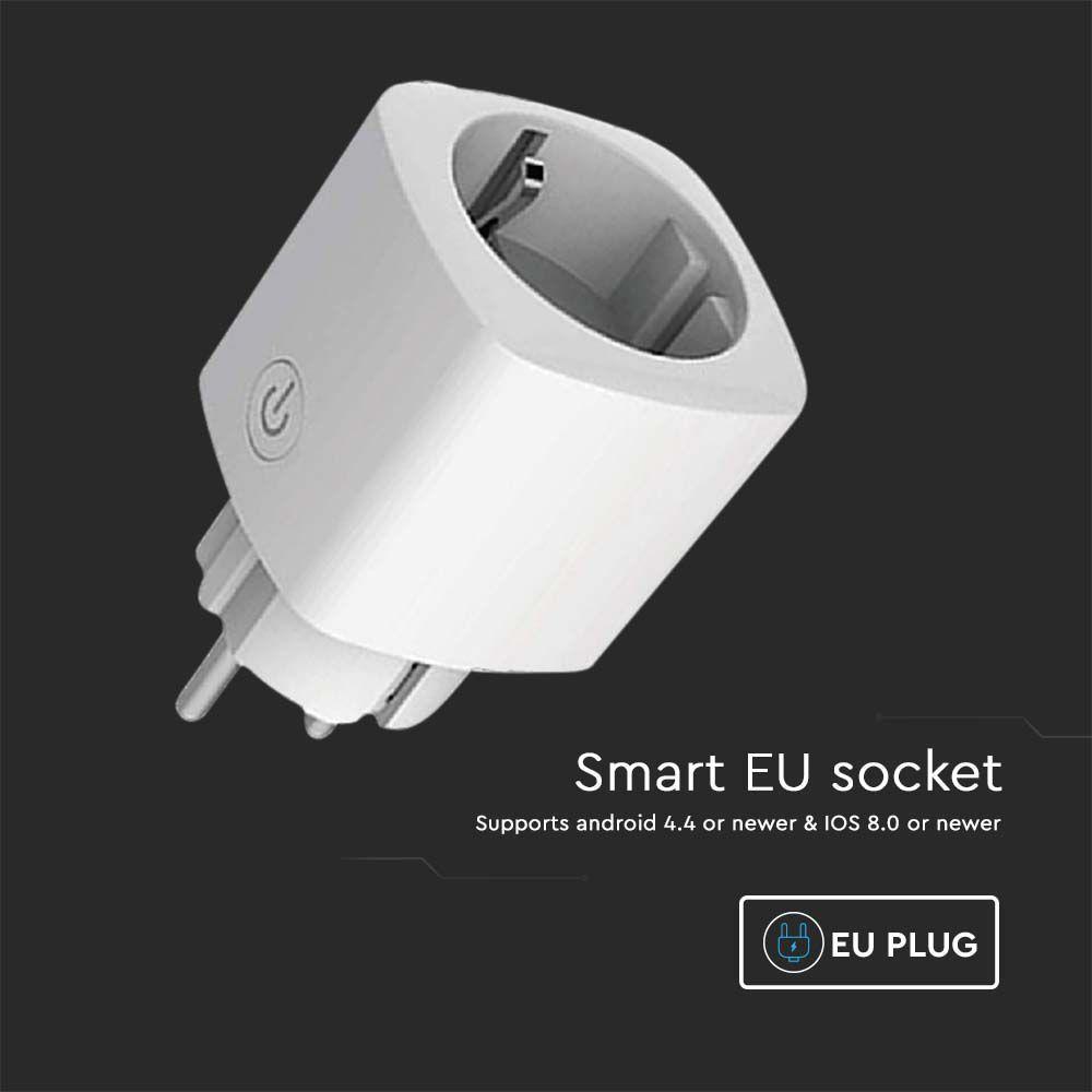 VT-5172 WIFI EU SOCKET COMPATIBLE WITH AMAZON ALEXA & GOOGLE HOME