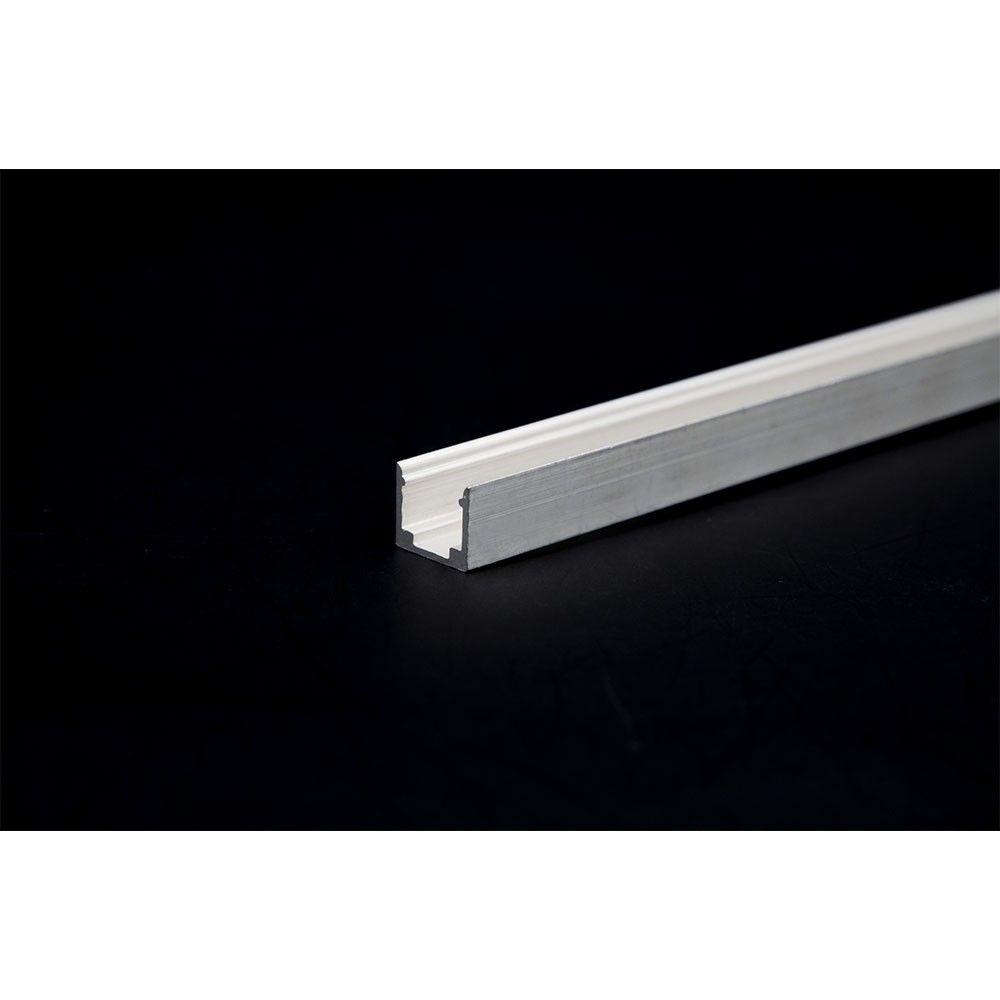 Profil Aluminiowy do paska NEON FLEX na powierzchniowy, 11.8x12.5x2000mm, Kolor: Aluminium, VTAC, SKU 2610