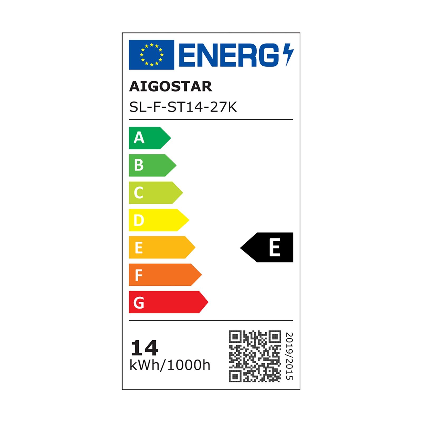 LED Filament Bulb (Clear) ST64 E27 14W