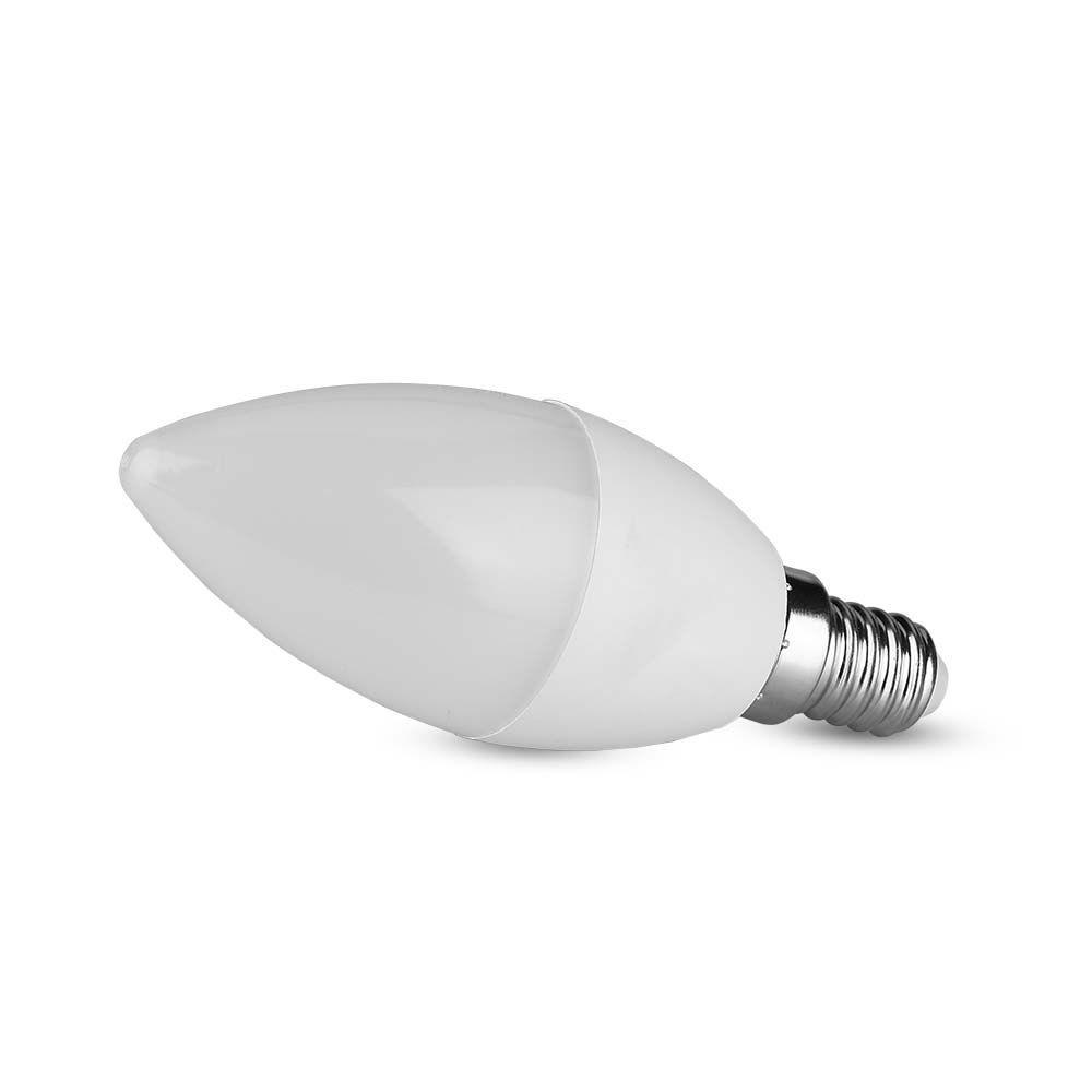 3.7W C35 Żarówka LED, Barwa:6500K, Trzonek:E14, VTAC, SKU 214122