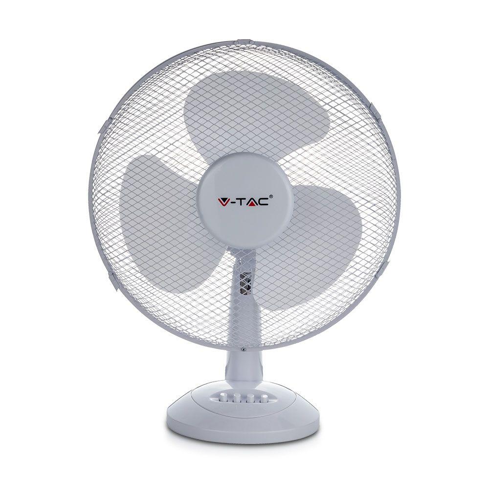 VT-4012-3 40W DESK FAN WITH KNOCK-DOWN BASE-4 BUTTONS-3 BLADES(12INCH)