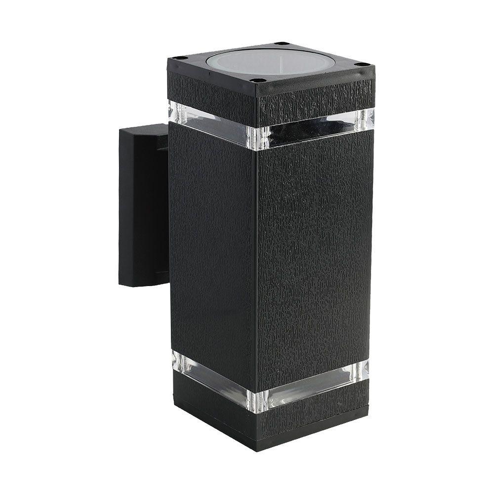 VT-968 LED WALL LIGHT BLACK BODY SQUARE E27 IP44