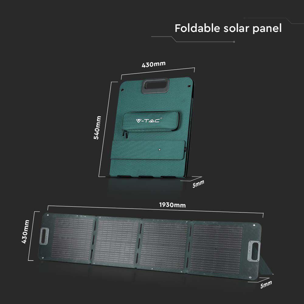 PORTABLE SOLAR PANEL T-10120 120W DEDICATED TO ENERGY BANKS , VTAC, SKU 11446