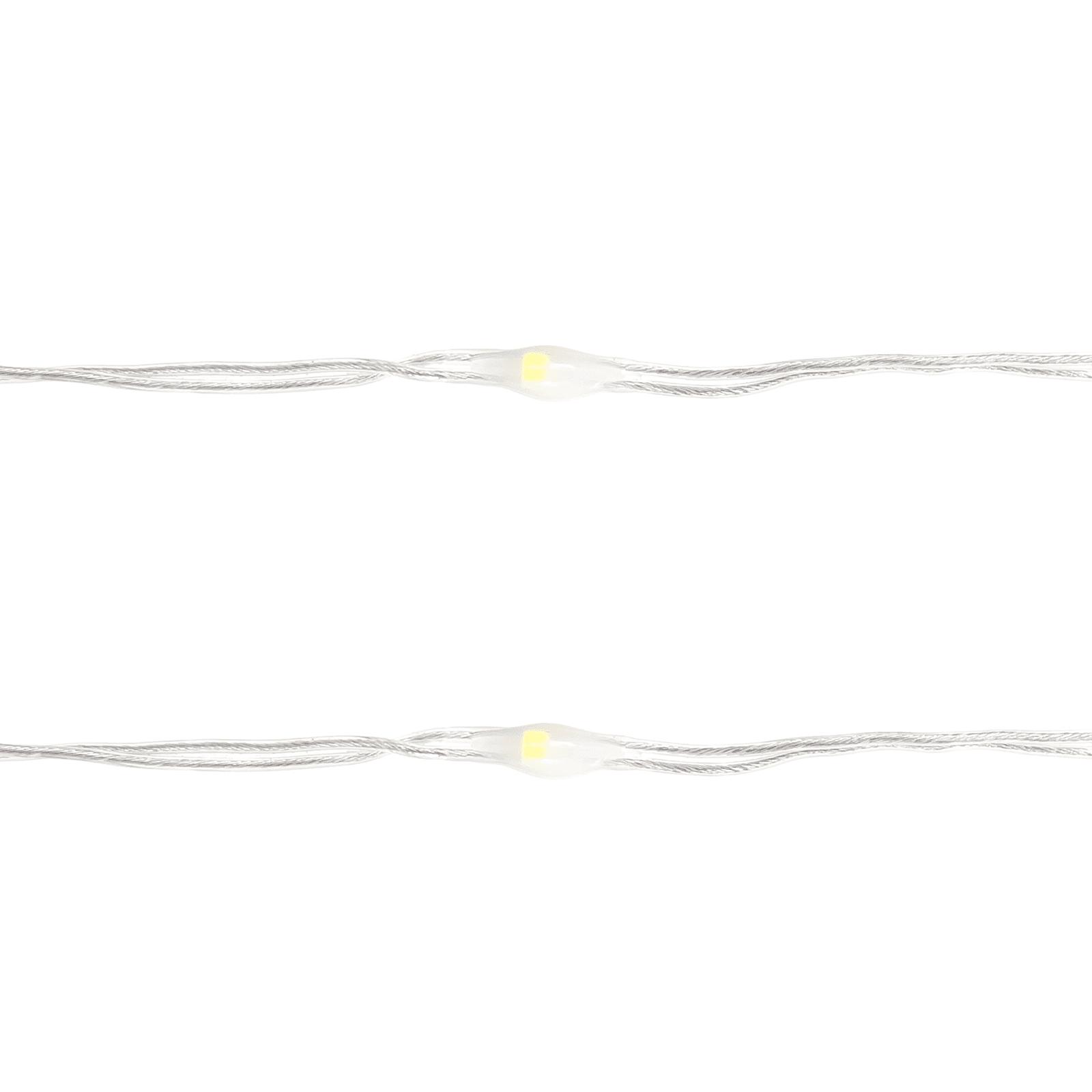 3AA battery string lights (PVC & copper), cold white, 3m