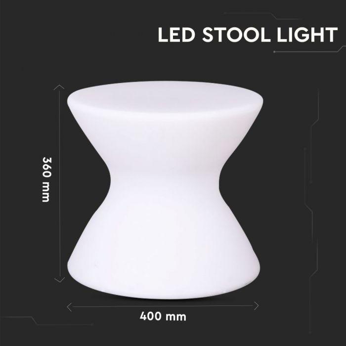 VT-7810 LED STOOL LIGHT WITH RGB D:40X36CM