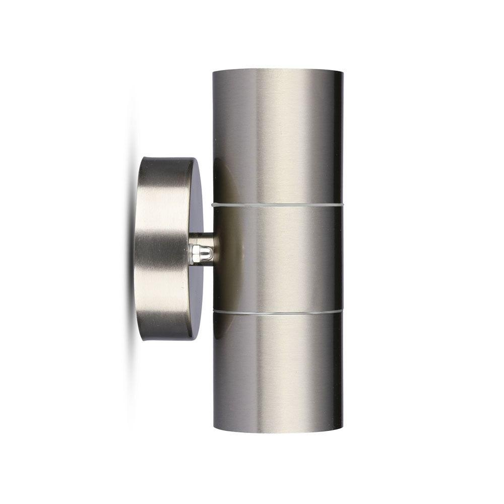 VT-7622 2 WAY GU10 UP-DOWN WALL FITTING,STAINLESS STEEL BODY- IP44