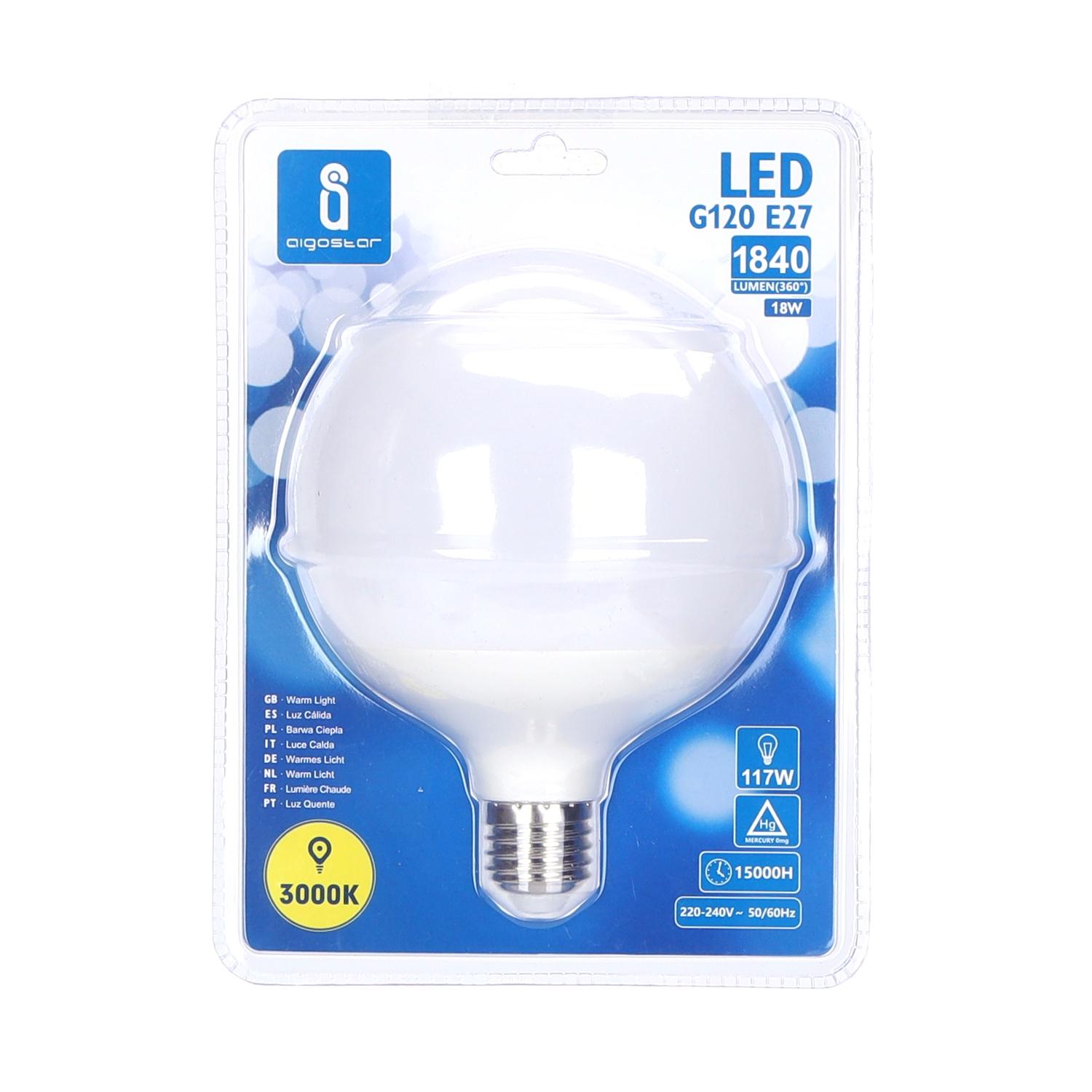 LED G120 E27 18W