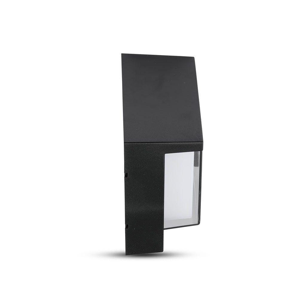 VT-831 6W LED WALL LIGHT WITH CAP COVER 3000K BLACK-SQUARE