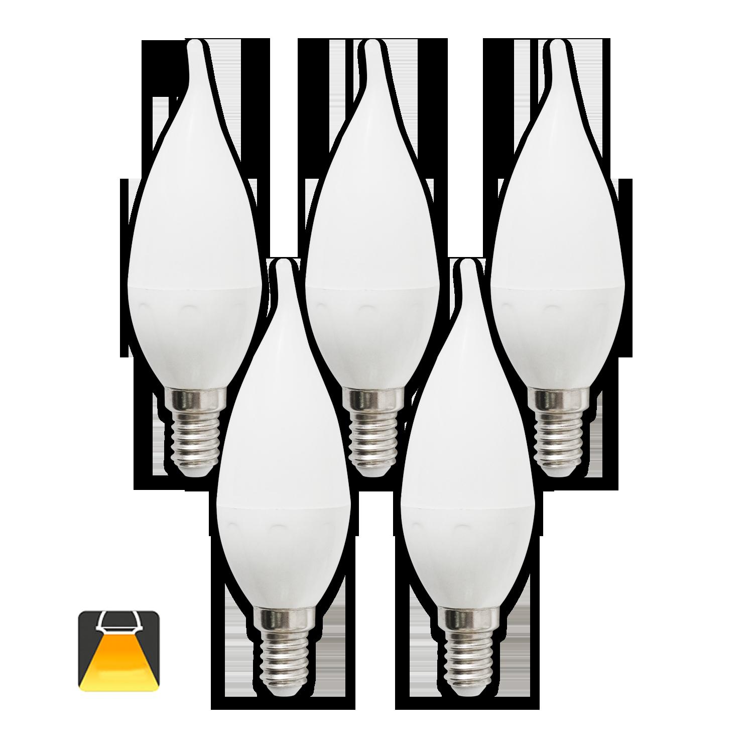 LED E14 CL37 4W Ciepłe światło