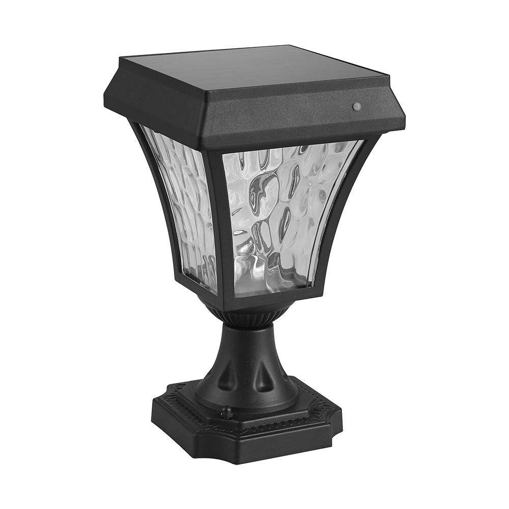 VT-983 LED SOLAR STAND LAMP CCT 3IN1 MATT BLACK BODY