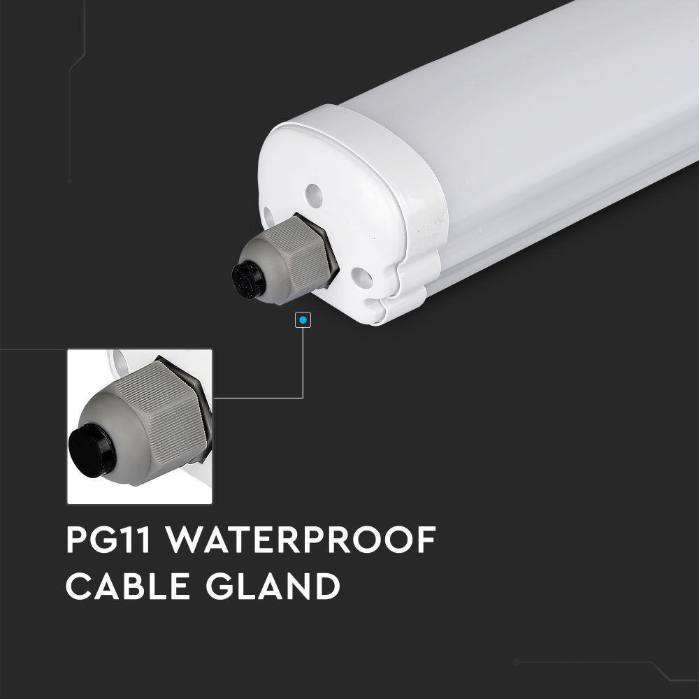 VT-1249 36W LED WP G-SERIES ECONOMICAL TUBE 120CM 6400K 120LM/W