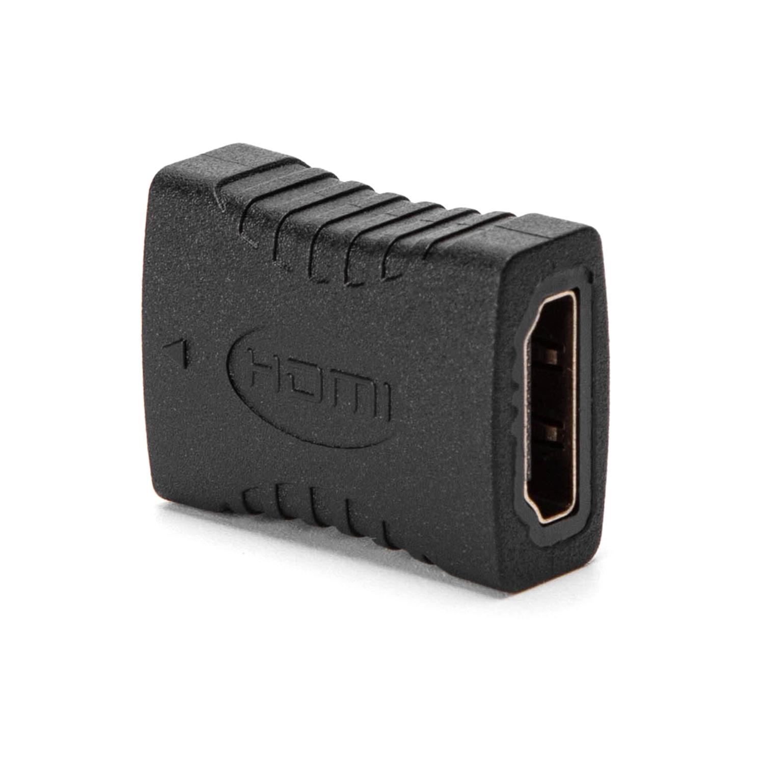 Adapter HDMI (żeński na męski) czarny