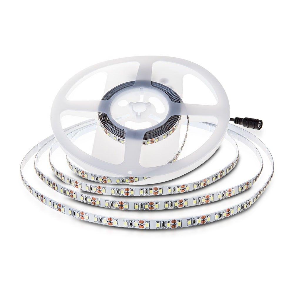 VT-2835-120 7.2W/M LED STRIP LIGHT 6000K IP20 24V DOUBLE PCB(10M/ROLL PRICE PER M)