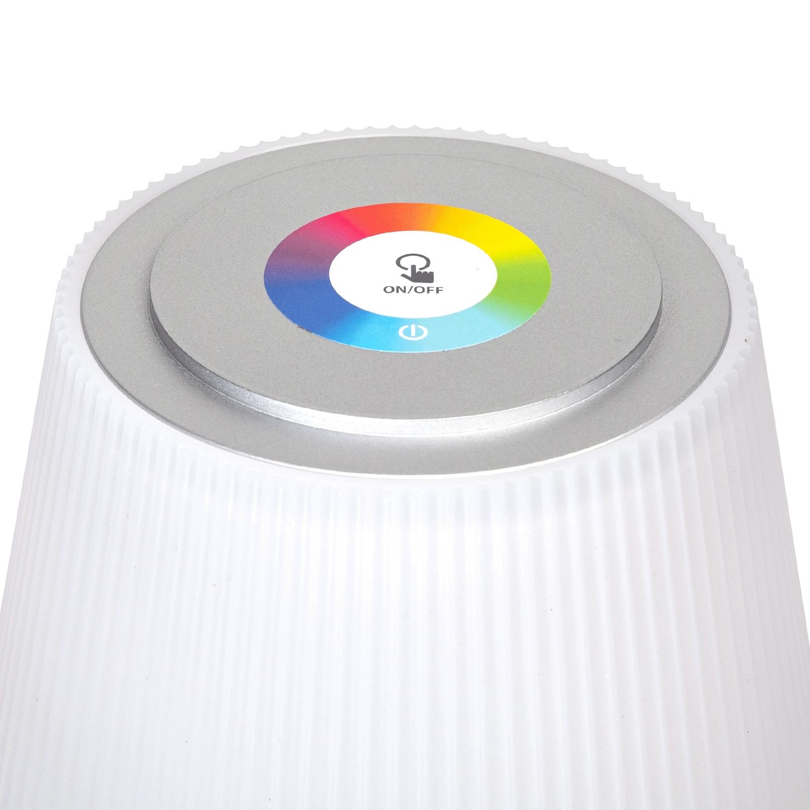 Akumulatorowa lampa biurkowa 4W RGB+CCT z dotykowym ściemnianiem i zmianą kolorów