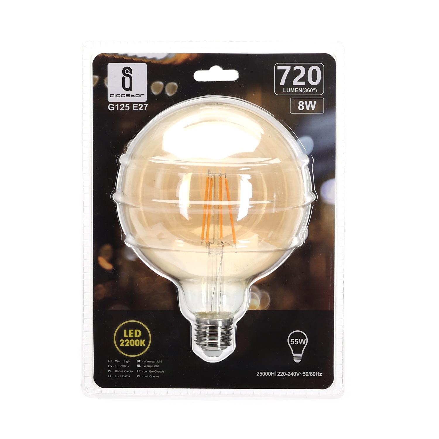 LED filament lamp G125