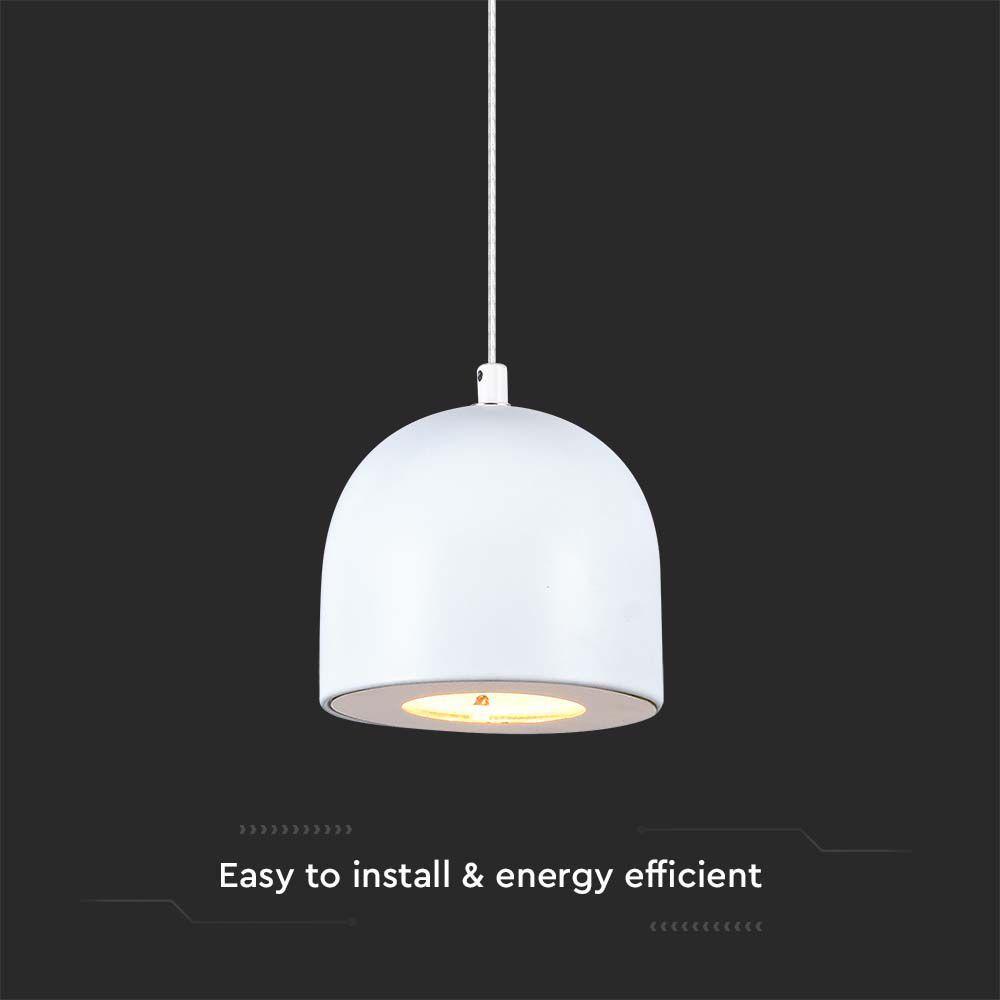 VT-7795 LED HANGING LAMP D:100 ADJUSTABLE WIRE & TOUCH LIGHT ON/OFF 3000K WHITE BODY