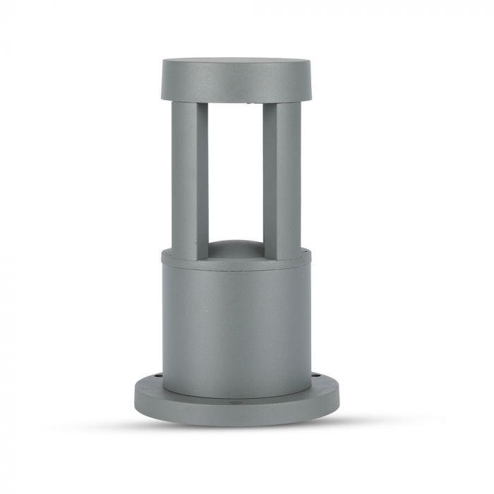 VT-830 10W LED BOLLARD LIGHT 6400K GREY BODY 25CM HEIGHT