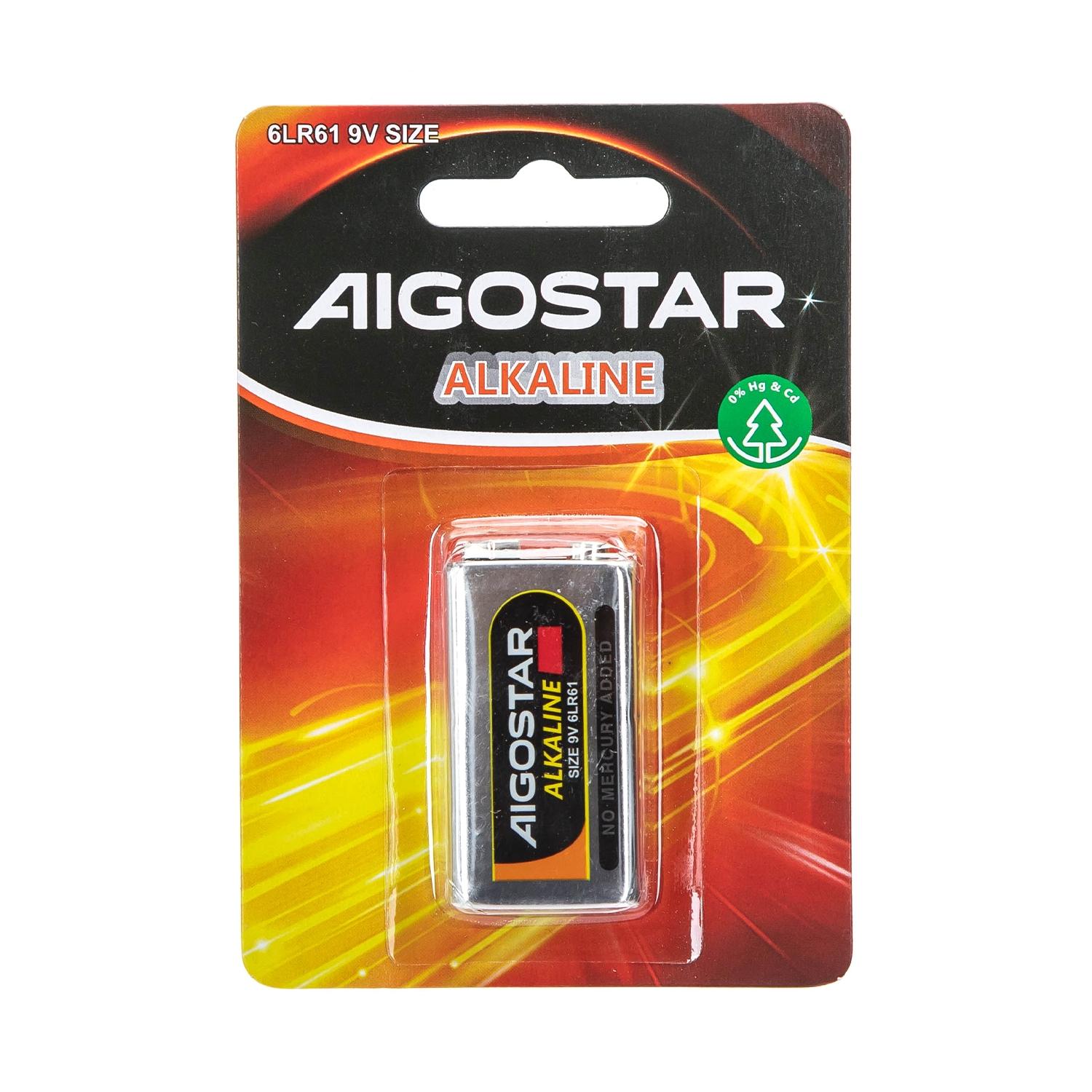 Alkaline battery 6LR61 9V-1B 9V