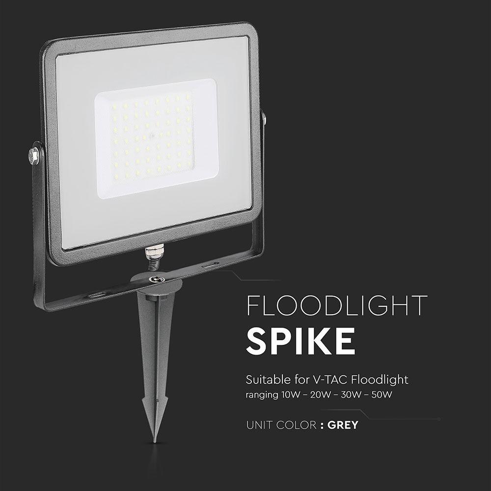 VT-854 FLOODLIGHT SPIKE -GREY,D:35 X H150