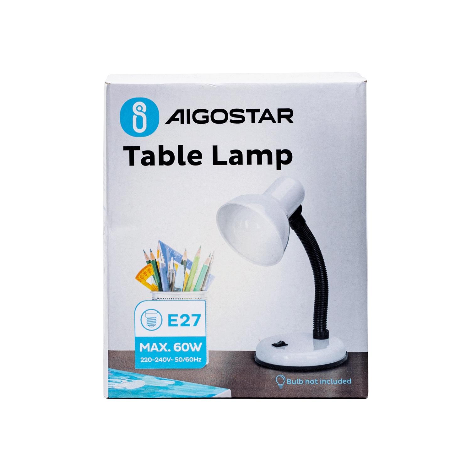 Metal Table Lamp E27/bulb excluded