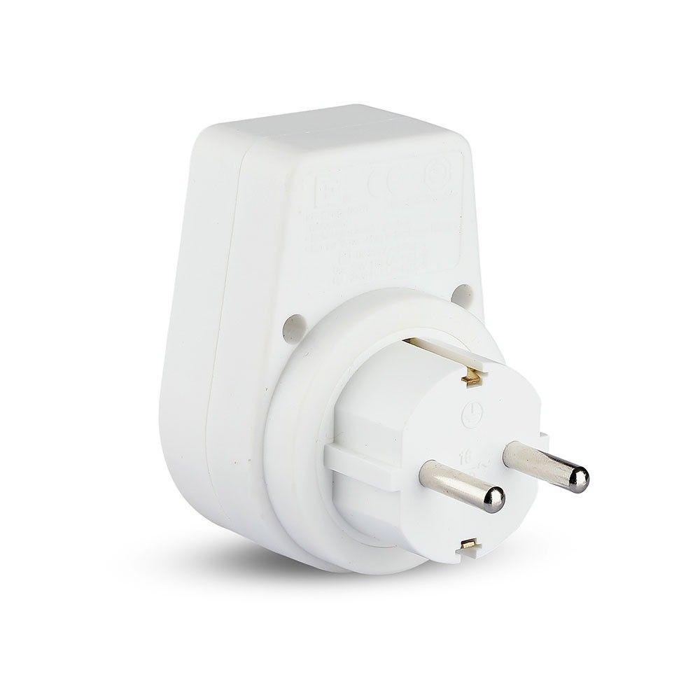 VT-1101-1 1 WAY ADAPTER-16A-WHITE