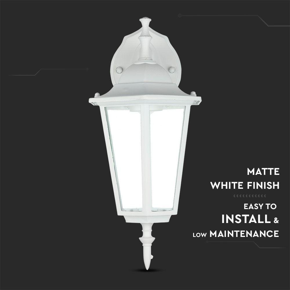 VT-750 E27 WALL LAMP -MATT WHITE DOWN